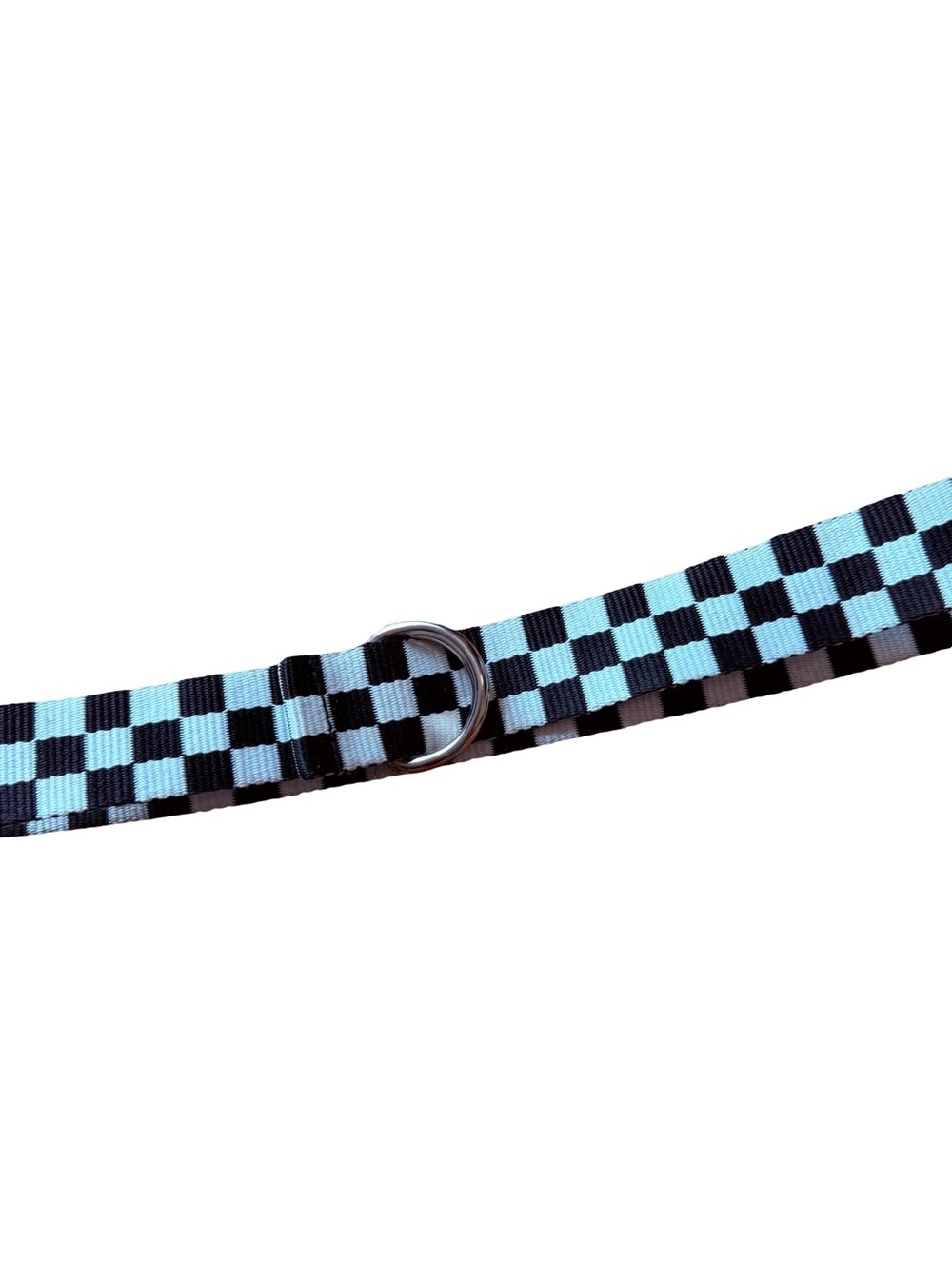 Checkered Double Ring Belt Unisex - Picture 2 of 4